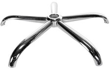 Fußkreuz Rund chrom Drehkreuz