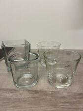 4 verschiedene nette Gläser für Bumen + Kerzen zur Dekoration u.a. Sandra Rich