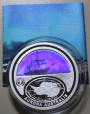 Australien 5 Dollars 2009 Silver 1,16 oz #F7000 St-BU Holo Aurora Australis