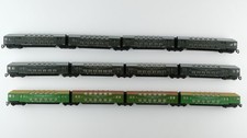 Unbekannt/Prefo TT Konvolut Personenwagen 3 x Doppelstockwagen 4-teilig DR,CSD,D