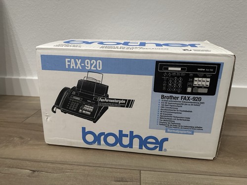 Brother fax 920 plain paper - brother, fax-920