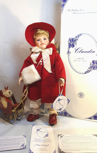 Porzellanpuppe claudia 17 - porzellanpuppe, "claudia"