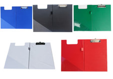 Klemmbrett Mappe DIN A4 10x Klemmbretter Schreibbrett Klemmbrettmappe PVC Karton