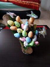 Ostern Eier Baumast Baum Ast Schmetterling Ostereier Deko Basteln Handarbeit