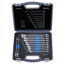 Ratschenschlüssel Set 8-19mm Ring Maul Ratsche Schlüssel Werkzeug Set 12tlg