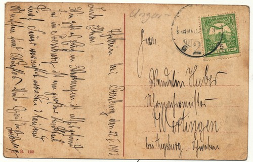 Ungarn 1913 einzelfrankatur - 1913,