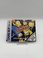 The Simpsons Night of The Living Treehouse of Horror GameBoy Color Nur Anleitung