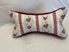 Leseknochen Waffelstoff 100% Baumwolle, Herz Edelweiß