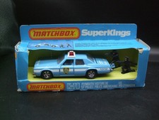 Matchbox Super Kings K-78, Polizeiwagen mit Polizisten in OVP