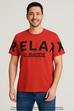 Cipo & Baxx T-Shirt Herren Oberteil Shirt Sportshirt Gr. XL Rot #b4f6wr0