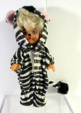 Simba kleine Puppe mit Zebrakostüm Fasching / Karneval 12 cm Simba China