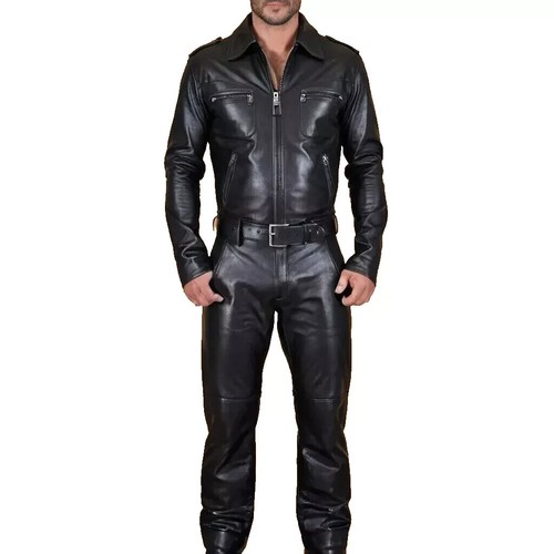 Herren schwarz leder slim - herren,