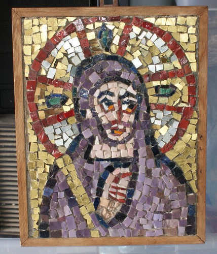 Replik mosaikbild jesus - mosaikbild,