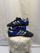 Adidas Sneaket Jeans “Blue / Silver Metallic / Gum” - Retro - Größe 45 1/3