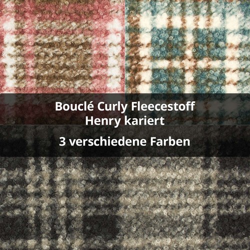 Bouclé curly fleecestoff - curly,