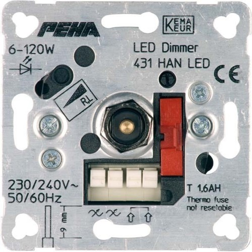 Peha drehdimmer unterputz - drehdimmer,
