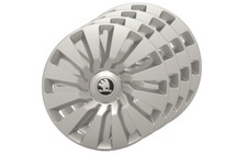 NEU ORIGINAL SKODA Radkappen Satz Tekton 16" silber Octavia III , IV 5E0071456C