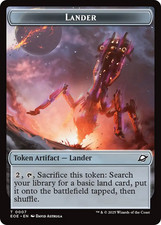 LANDER TOKEN x4 (#07) mtg NM