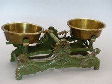 Antike Apotheker ? Gold ? Waage Messing Schale