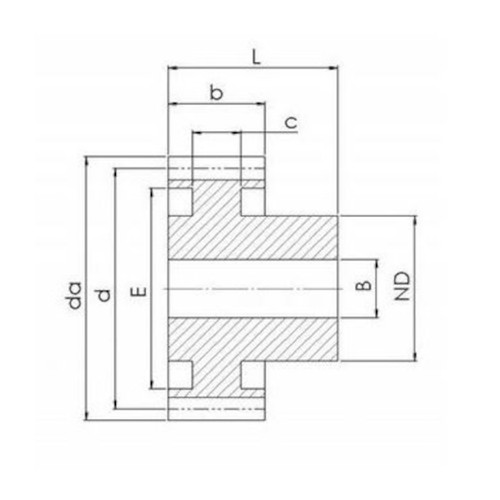 Stirnrad modul 1 - (azetalharz),