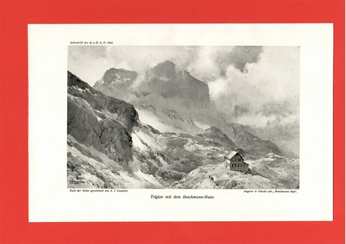 Triglav mit dem deschmann haus - dem, deschmann-haus