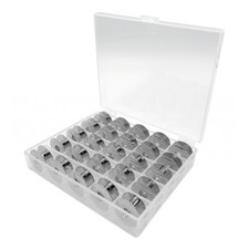 25 Spulen Metall mit Box für
