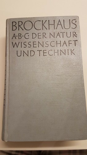 Brockhaus 1952 abc - 1952📓abc, der