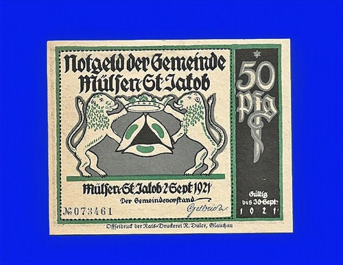 037 notgeld mülsen st - mülsen,