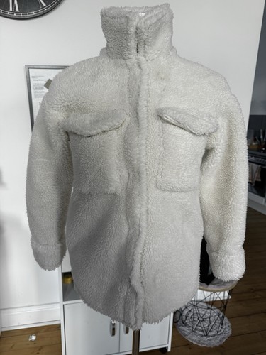 Teddy fleece shacket - h&m,
