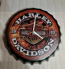 Kronkorken Uhr Harley Davidson