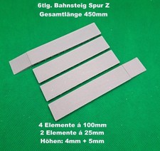 Bahnsteig Spur Z - 6 tlg. -