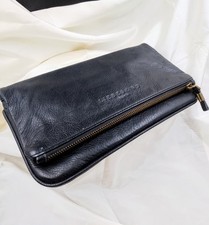 LIEBESKIND BERLIN Umhänge -Tasche ALOE Clutch  Leder Schwarz #2769 Ohne Gurt!