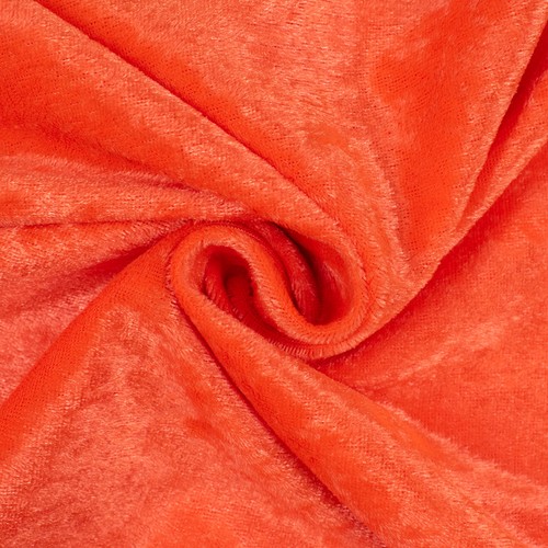 Pannesamt uni neonorange samt - neonorange,