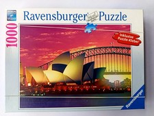Ravensburger Puzzle 1000 Teile Sydney Oper Harbour Bridge Sonnenuntergang Kleber
