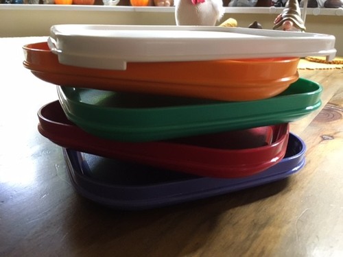 Tupperware picknick teller - tupperware, picknick-teller