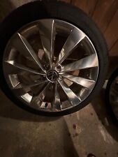 Original VW Scirocco Passast Alu Felgen Satz 18 Zoll 3C8601025D Silbe mit Reifen