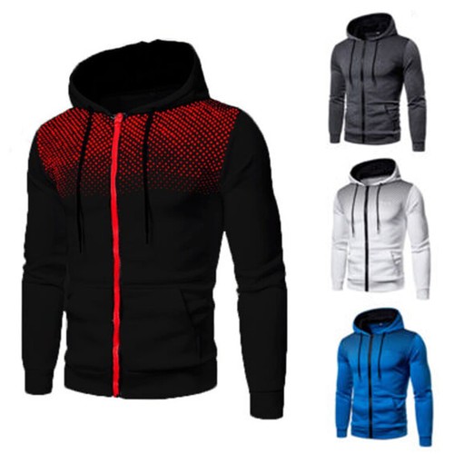 Herren zipper kapuzenpullover - zipper,