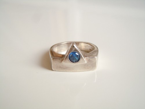 925 silber ring farbstein - 925,