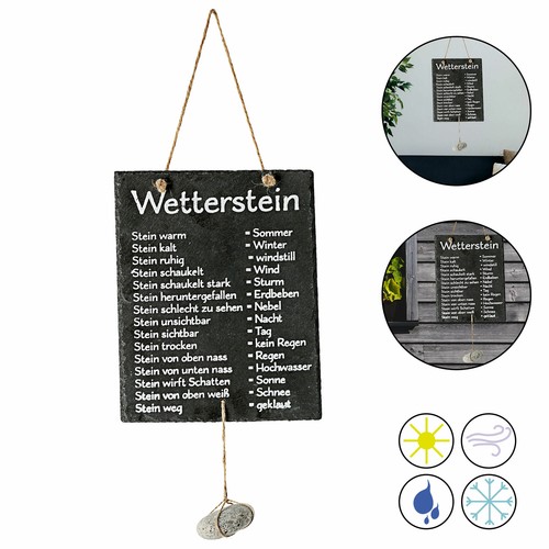 Schiefertafel wetterstation - schiefertafel,