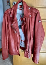 Gipsy Lederjacke Damen Rot XXL