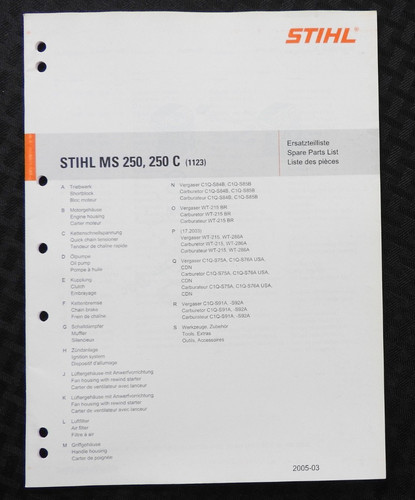 Original stihl ms250 250 c - original,