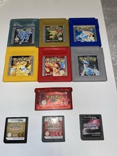 Nintendo Pokémon Game Boy Color,Spiele Sammlung:Kristall,Gold,Silber,Blau,Rubin.