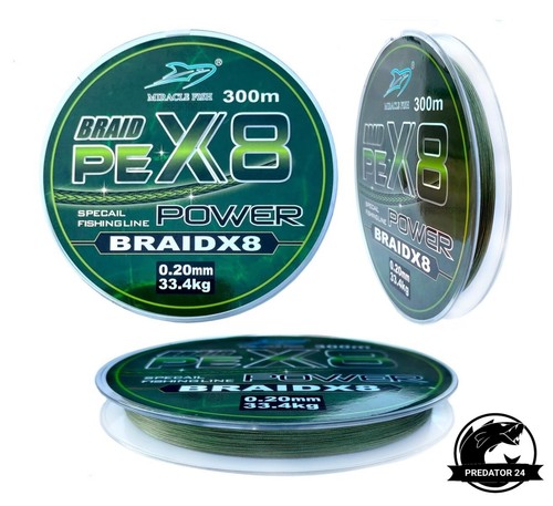 300m miracle power braid - x8, x8