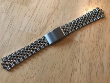 Edelstahluhrarmband, massiv