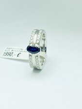 Ring mit Saphir und Brillanten