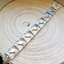 MJH Matti J. Hyvarinen Finnland Vintage 925 Silber Modernist Armband von 1979