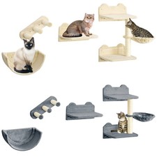 PawHut Katzen Kletterwand 4