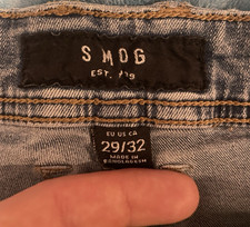 Smog herren jeans blau - smog,