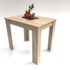 Esstisch Tisch Esszimmertisch Küchentisch Sonoma Eiche hell Sägerau 86x60cm NEU