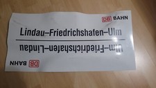 Zuglaufschild DB Regio